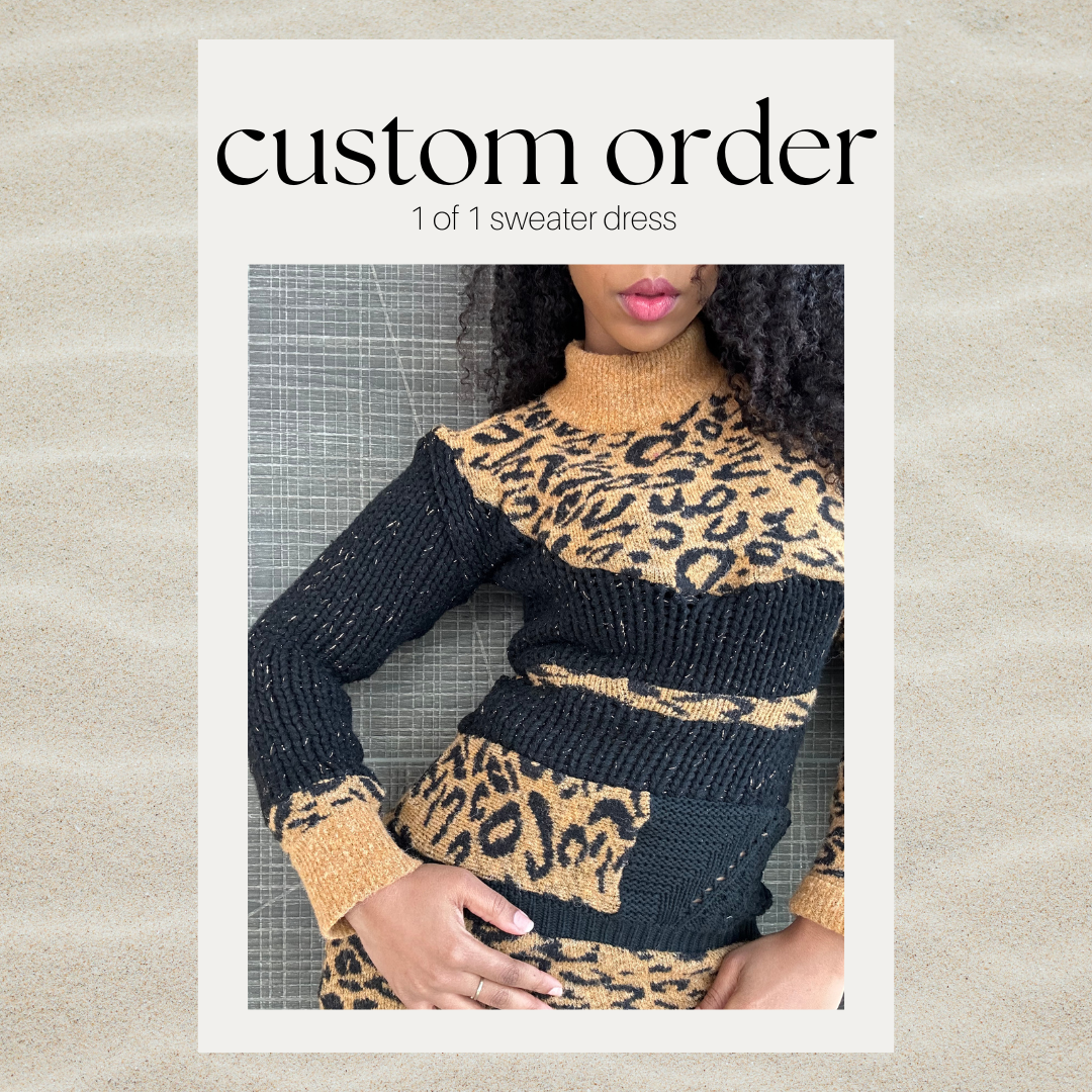 Sweater Dress Custom Order